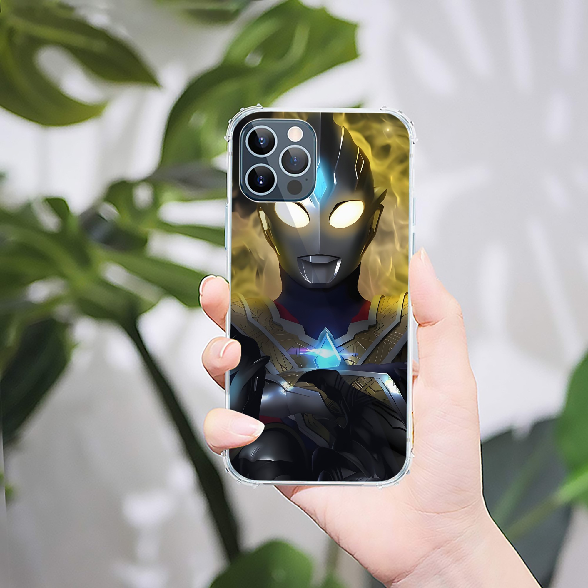 （画像用） ウルトラマン Ultraman 【iPhone 12シリーズ対応】透明スマホケース（クリアソフトケース）